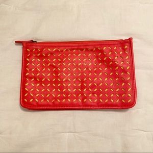 ❌SOLD❌ Red and Yellow Flower Zipper Clutch